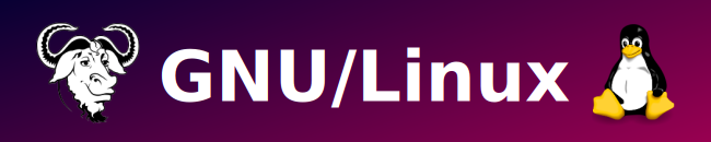 Bannière GNU/Linux